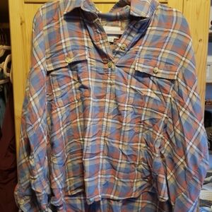 American Eagle Outfitters Multicolor Plaid Shirt